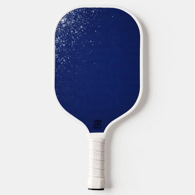 Raquette de Pickleball Bleue Personnalisée (Verso)