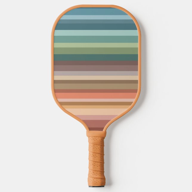 Raquette De Pickleball Boho Modern Chic Stripes Pickleball Paddle (Recto)