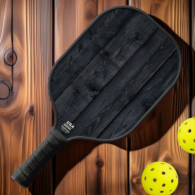 Raquette De Pickleball Bois Brûlé Foncé (Créateur téléchargé)