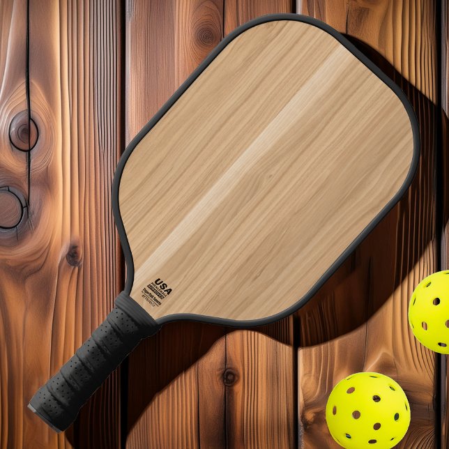 Raquette De Pickleball Bois de chêne blanc (Créateur téléchargé)