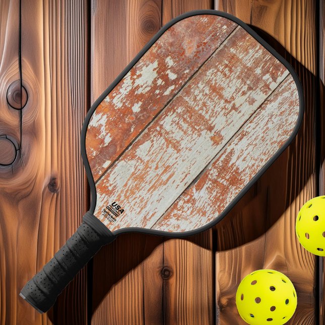 Raquette De Pickleball Bois de grange usé (Créateur téléchargé)