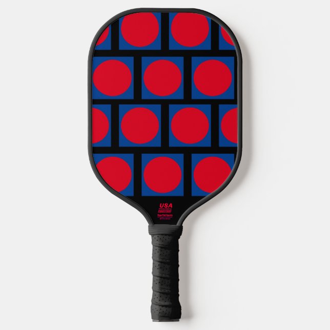 Raquette De Pickleball Boîte bleue, point rouge