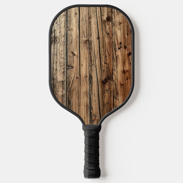 Raquette De Pickleball Boîtier en bois de chêne rustique (Recto)