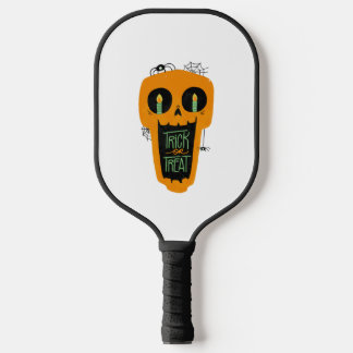 Raquette De Pickleball Bonbons Trick ou Traiter Drôle Citrouille Hallowee