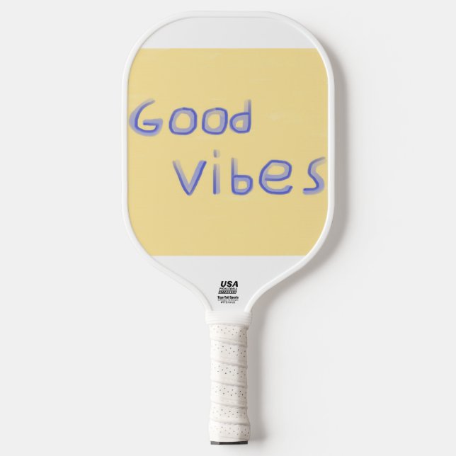 Raquette De Pickleball bonne image art texte (Recto)