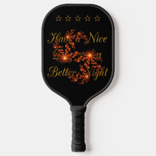 Raquette De Pickleball Bonne journée et meilleure nuit avec gratitude
