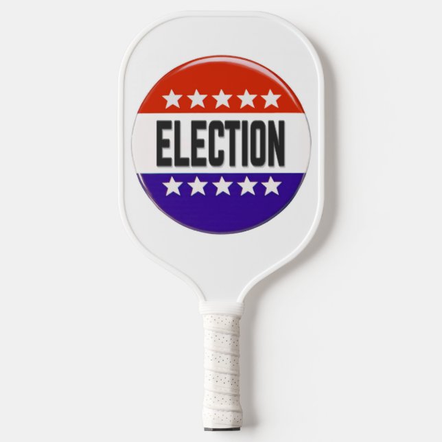 Raquette De Pickleball Bouton Élection (Recto)