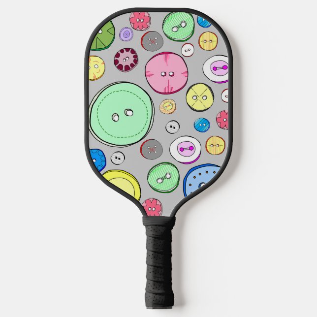 Raquette De Pickleball Boutons Pastel mignons (Recto)