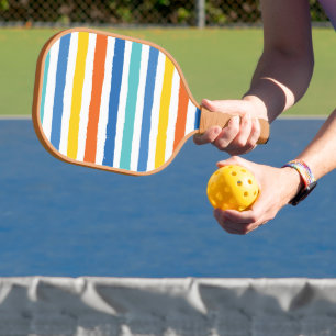 Raquette De Pickleball Bright Beach Striped Motif