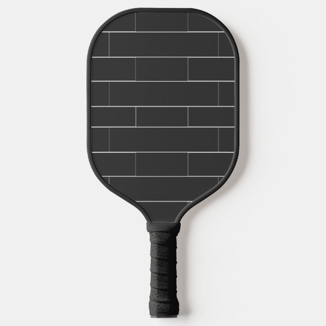 Raquette De Pickleball Briques grises motif pickleball paddle (Recto)