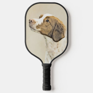 Raquette De Pickleball Brittany Peinture - Cute Original Chien Art