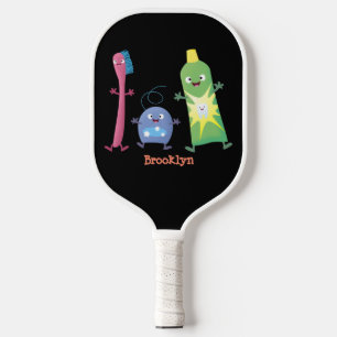 Raquette De Pickleball Brosse à dents mignonne dentifrice dentaire soie d