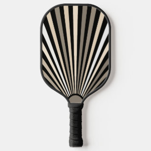 Raquette De Pickleball Brown Crème Bandes noires