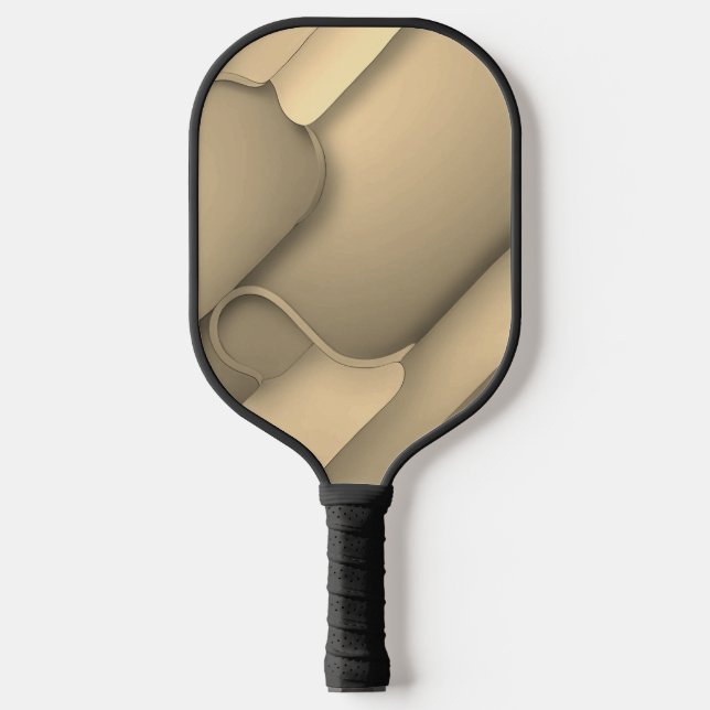 Raquette De Pickleball Brown Hues Art moderne (Recto)