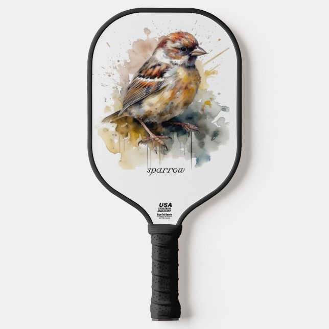 Raquette De Pickleball Bruant rustique, personnalisé (Recto)