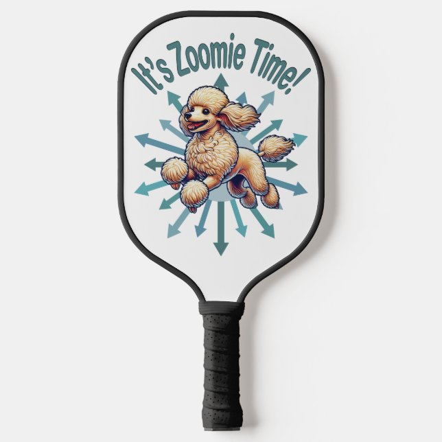 Raquette De Pickleball C’est Zoomie Time Poodle (Recto)