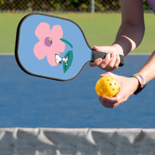 Raquette De Pickleball cacahuètes   Illustration Nature Rose Flower