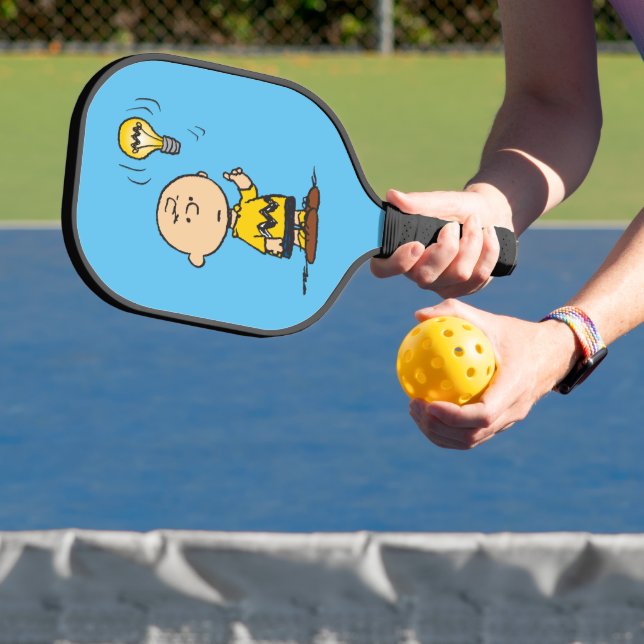 Raquette De Pickleball cacahuètes | L'idée de l'ampoule de Charlie Brown (Insitu)