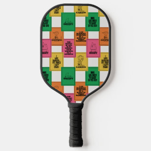 Raquette De Pickleball cacahuètes   Motif Colorblock amusant