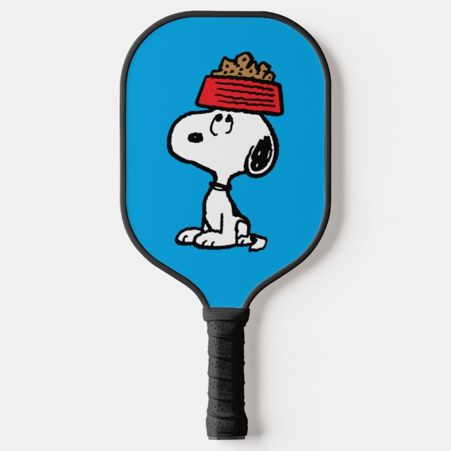 Raquette De Pickleball cacahuètes | Snoopy Équilibrer Son Chien Disque (Recto)