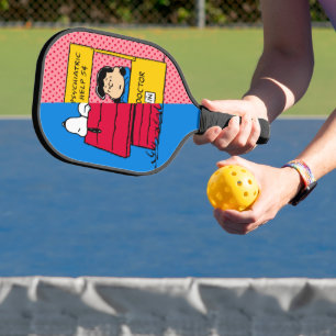 Raquette De Pickleball cacahuètes   Snoopy & Lucy Half & Half
