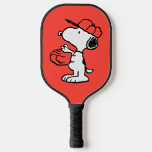 Raquette De Pickleball cacahuètes   Snoopy Making the Catch