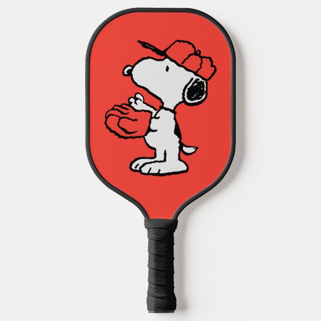Raquette De Pickleball cacahuètes | Snoopy Making the Catch (Recto)