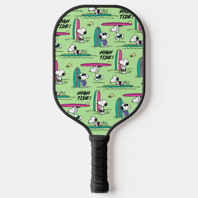 Raquette De Pickleball cacahuètes | Snoopy Ocean High Tide Motif (Recto)