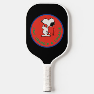 Raquette De Pickleball cacahuètes   Snoopy Raw Force & Courage Badge