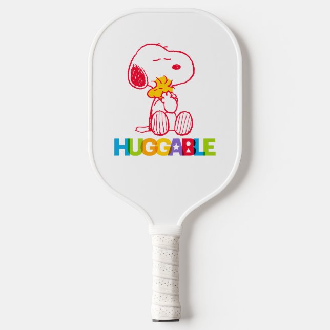 Raquette De Pickleball cacahuètes | Snoopy & Woodstock Huggable (Recto)