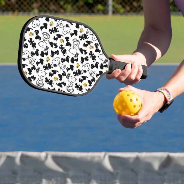 Raquette De Pickleball cacahuètes | Snoopy & Woodstock Shadow Motif (Insitu)