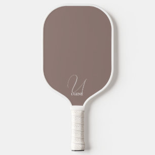 Raquette De Pickleball Cacao Brun Monogrammé