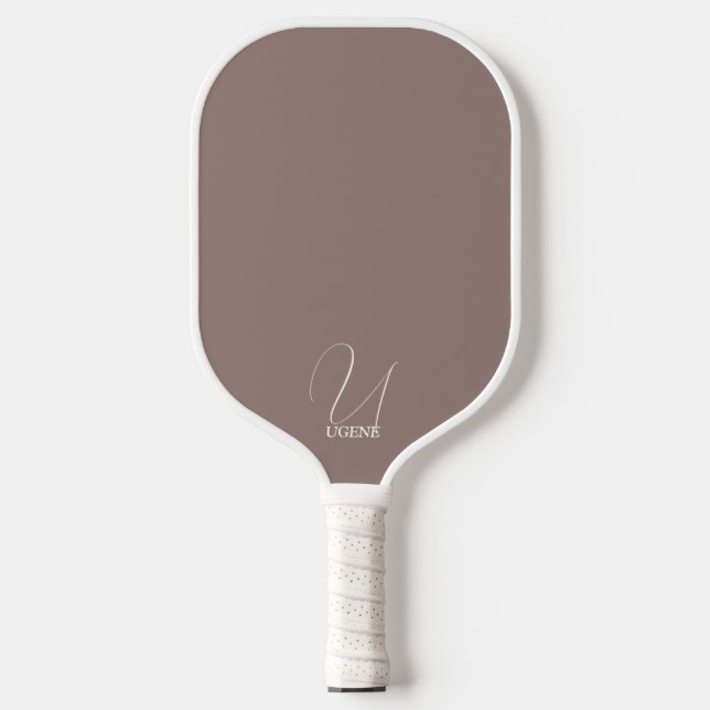 Raquette De Pickleball Cacao Brun Monogrammé (Recto)
