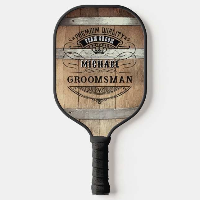 Raquette De Pickleball Cadeaux Groomsmen (Recto)