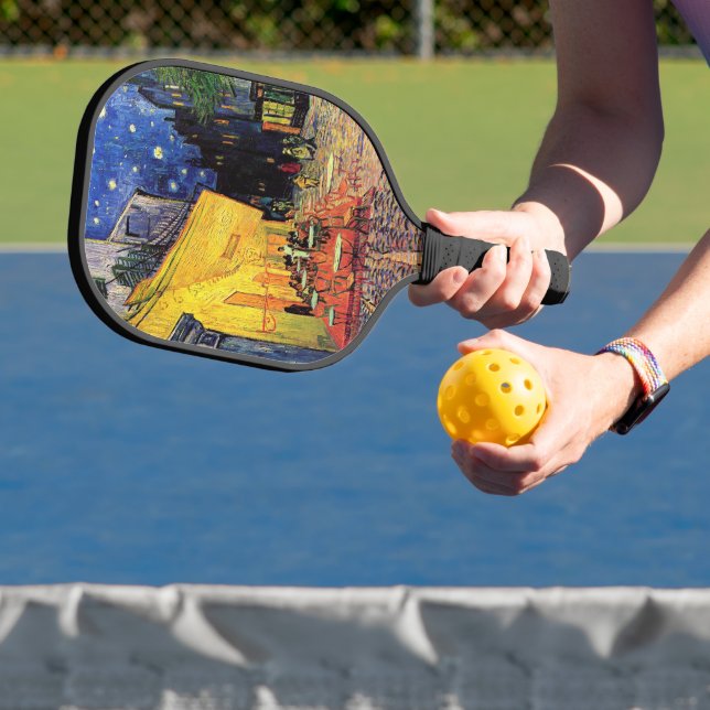 Raquette De Pickleball Café Terrasse à la nuit par Vincent van Gogh (Insitu)