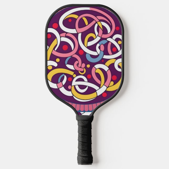 Raquette De Pickleball calligraphie arabe. (Recto)