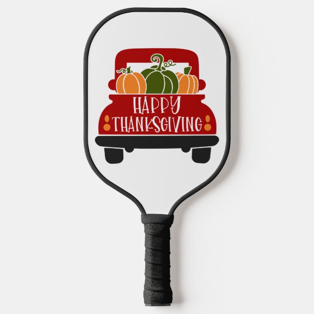 Raquette De Pickleball Camion de Thanksgiving (Recto)
