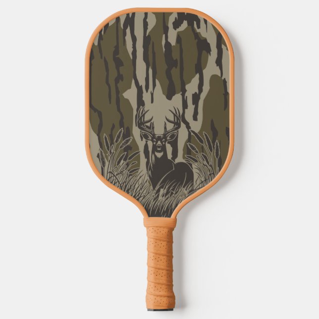Raquette De Pickleball Camo de Botomland cerf blanc camo de chasse (Recto)