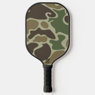 Raquette De Pickleball Camo de canard vintage Frogskin Ozark Timber