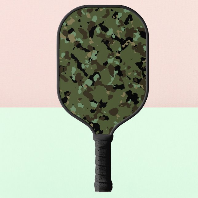 Raquette De Pickleball Camouflage de terres basses  (Créateur téléchargé)