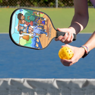 Raquette De Pickleball Cancer Survivante Standard Black Pickleball Paddle