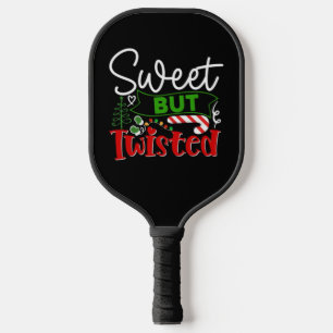 Raquette De Pickleball Canne à Sucre de Noël Drôle mais Tordu