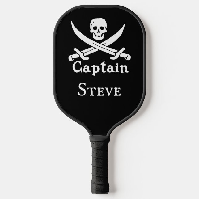 Raquette De Pickleball Capitaine pirate personnalisée (Recto)