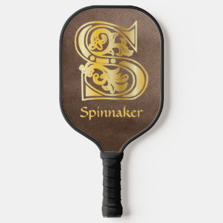 Raquette De Pickleball Capitale Décorative Botanique Médiévale S Verre