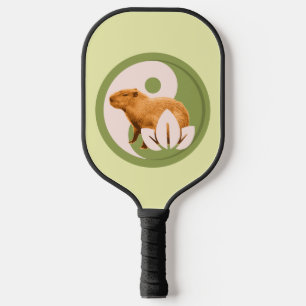 Raquette De Pickleball Capybara Zen Yin Yang Nature Paisible
