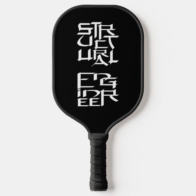 Raquette De Pickleball Caractère de l'ingénieur structurel (Recto)