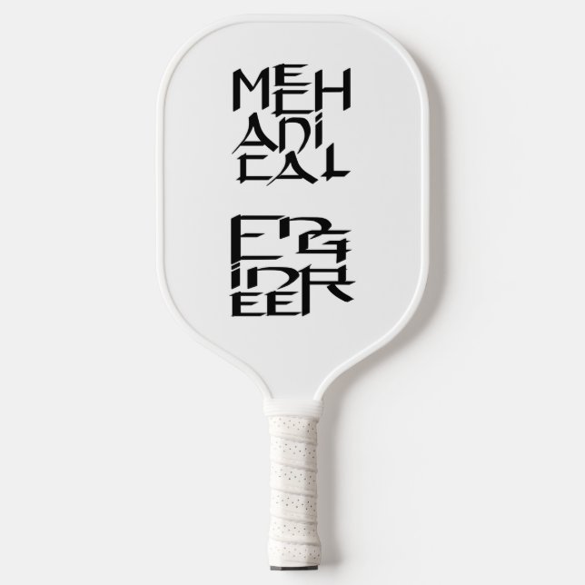 Raquette De Pickleball Caractère mécanicien (Recto)
