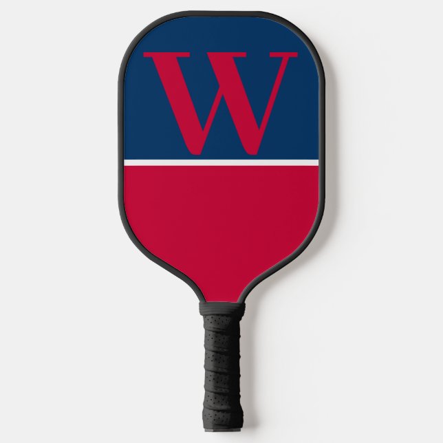 Raquette De Pickleball Cardinal & Navy College Monogram Pickleball Paddle (Recto)