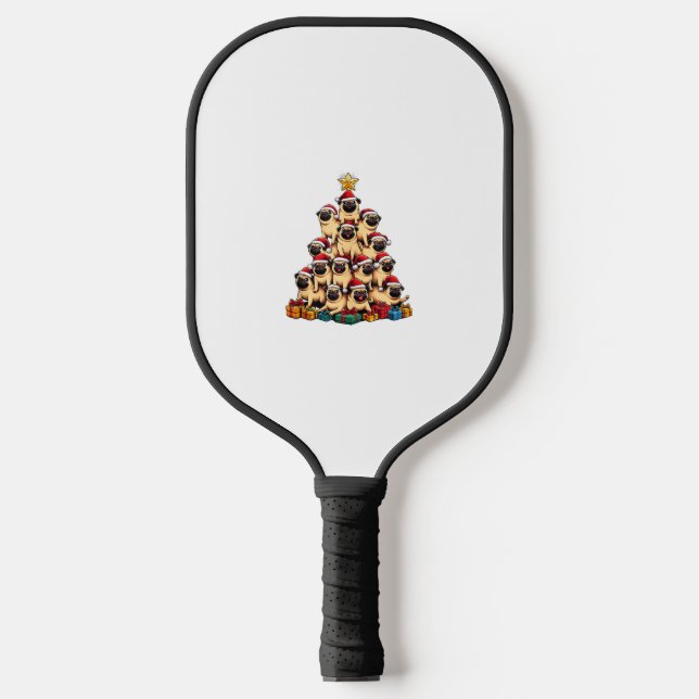 Raquette De Pickleball Carlins de Noël Carlin chien (Recto)