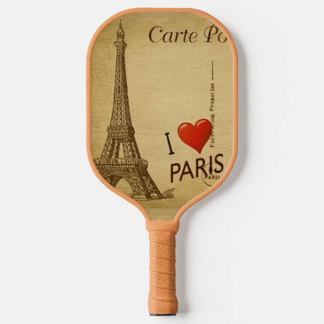 Raquette De Pickleball Carte Paddle Postale Pickleball (Recto)